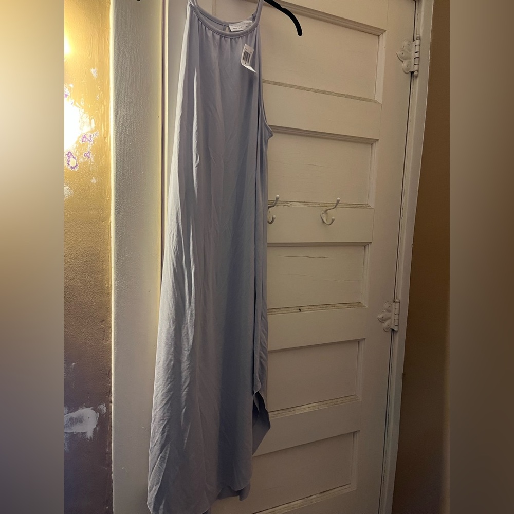 NWT Soft Grey Midi Dress